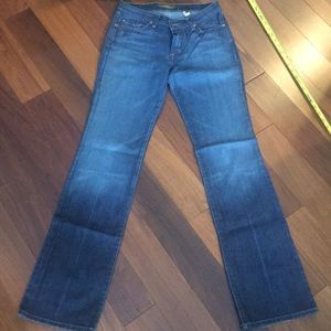 David Kahn Lauren style blue jeans